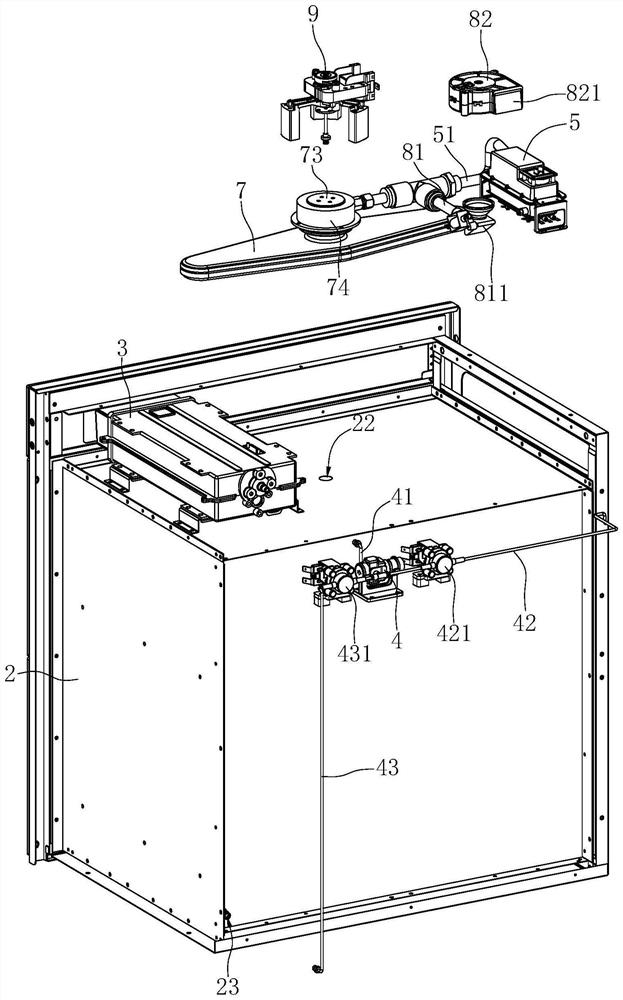 Steam disinfection cabinet