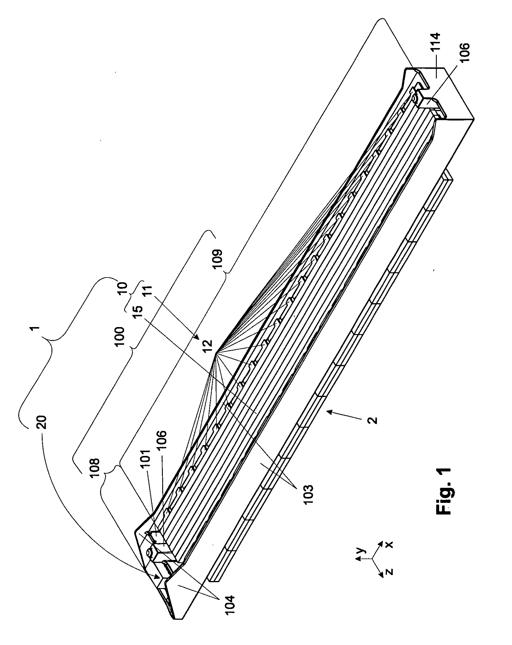 Stator for a linear motor