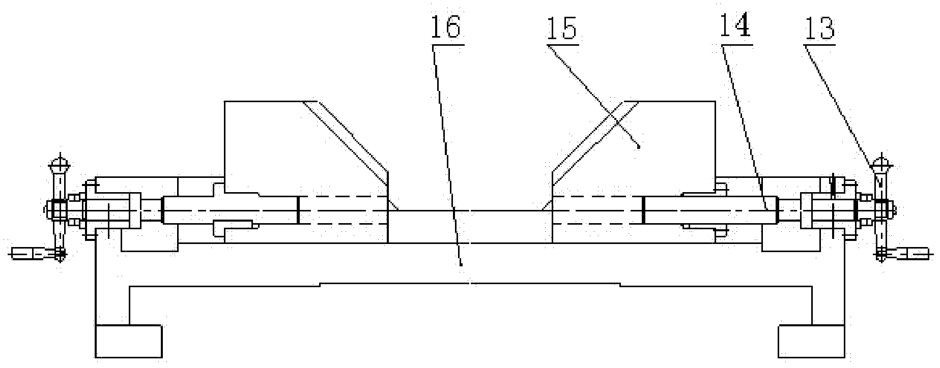 Large-cylinder diameter upright post cylinder-removing machine