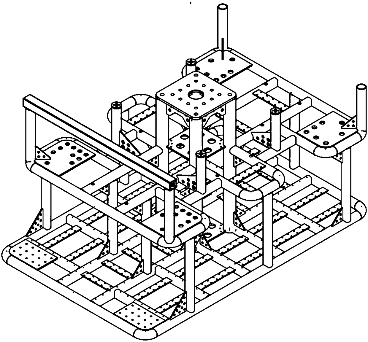 A large-depth all-electric drive operation type ROV platform