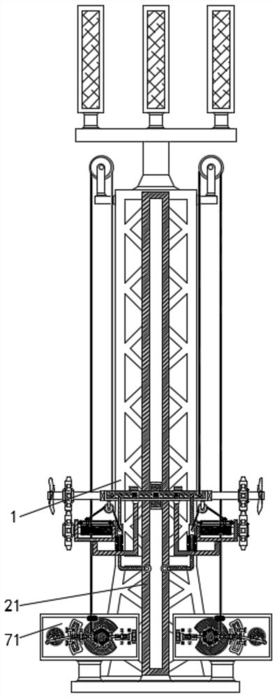 A signal tower auxiliary device that can intelligently avoid the risk of falling from high altitude