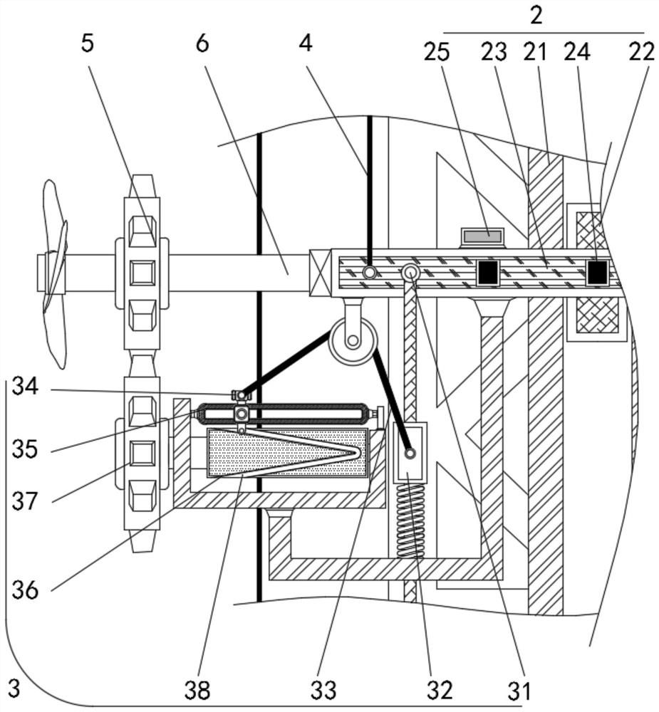 A signal tower auxiliary device that can intelligently avoid the risk of falling from high altitude