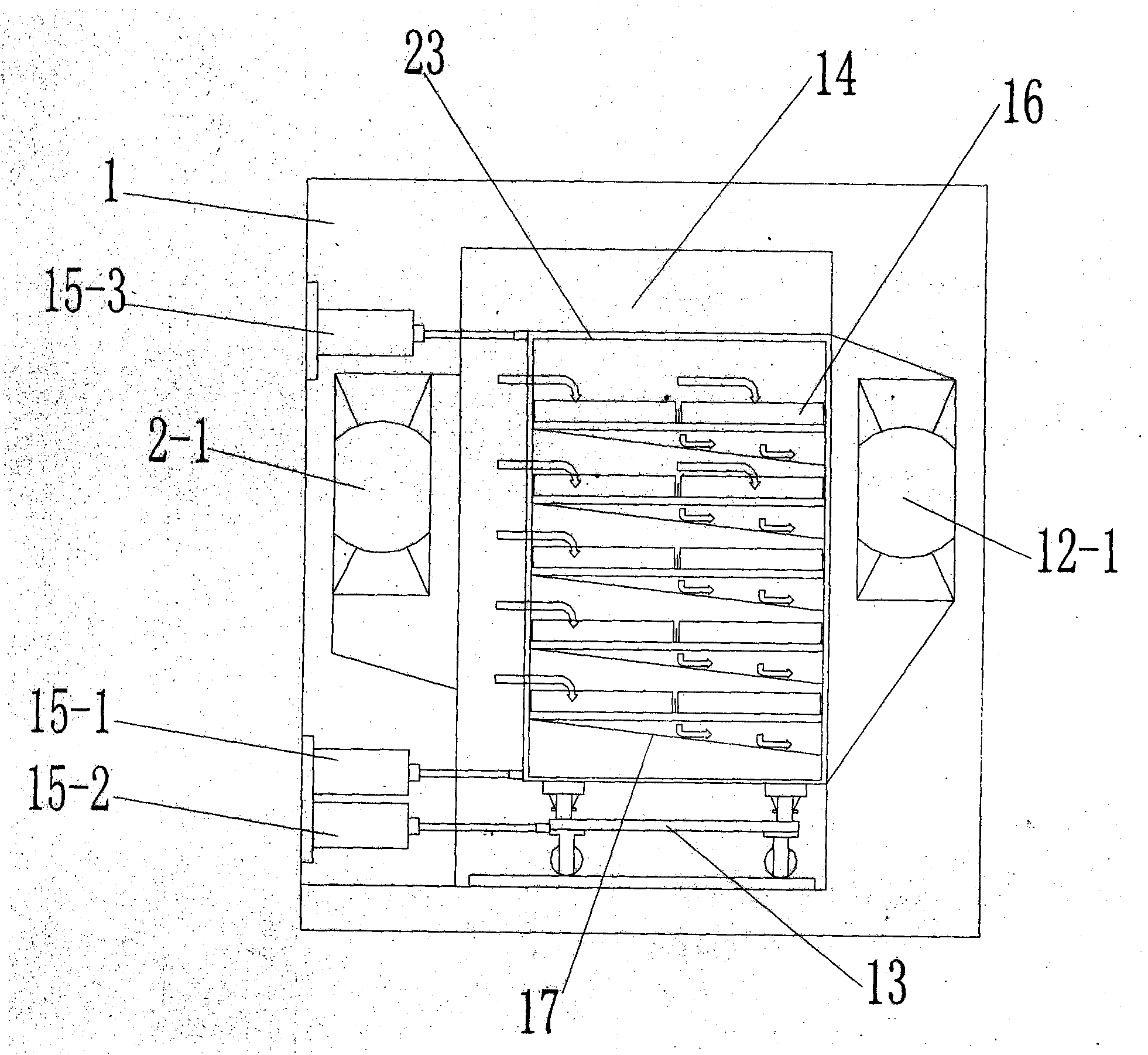 Convection type clean oven