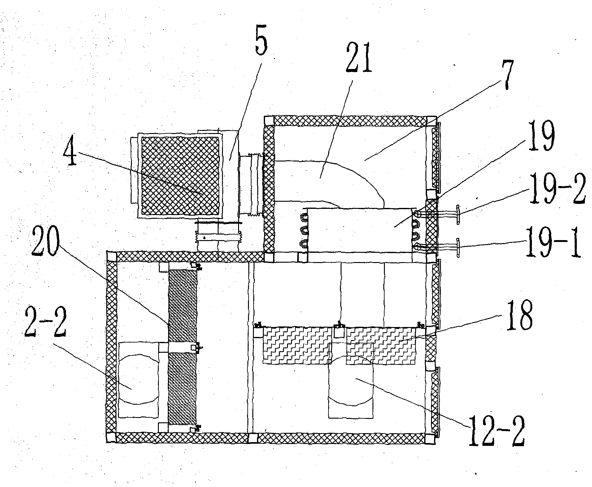 Convection type clean oven