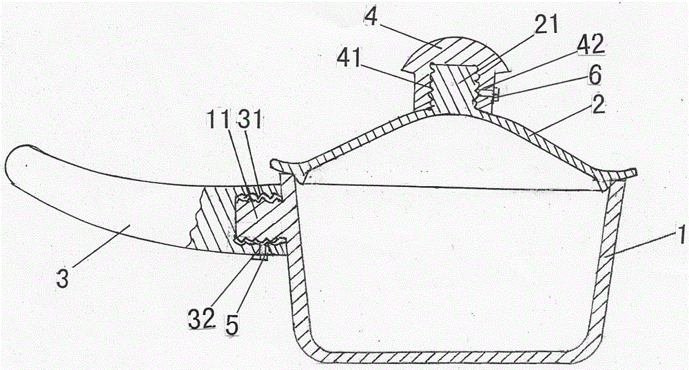 A method for manufacturing a heat-resistant ceramic pot provided with a connecting seat