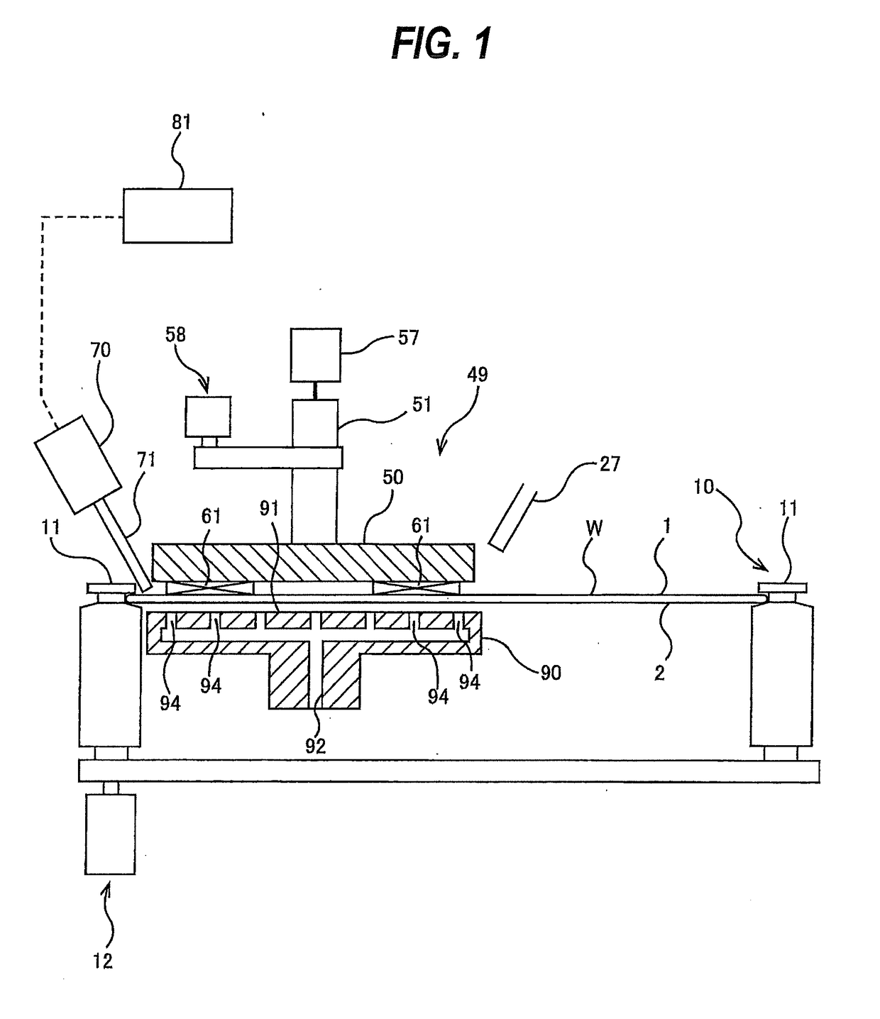 Apparatus and method for polishing a surface of a substrate