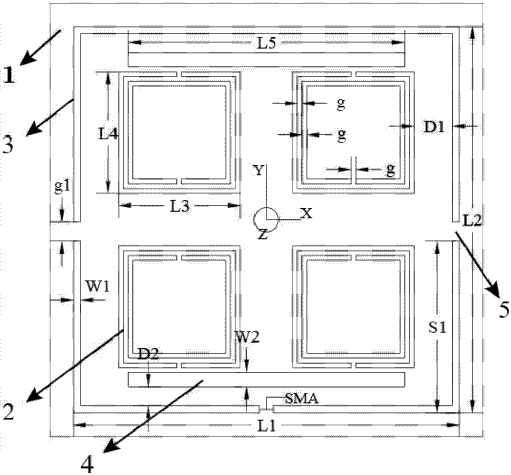 Method based on split ring resonators (SRRs) for improving impedance matching and expanding frequency band of annular antenna