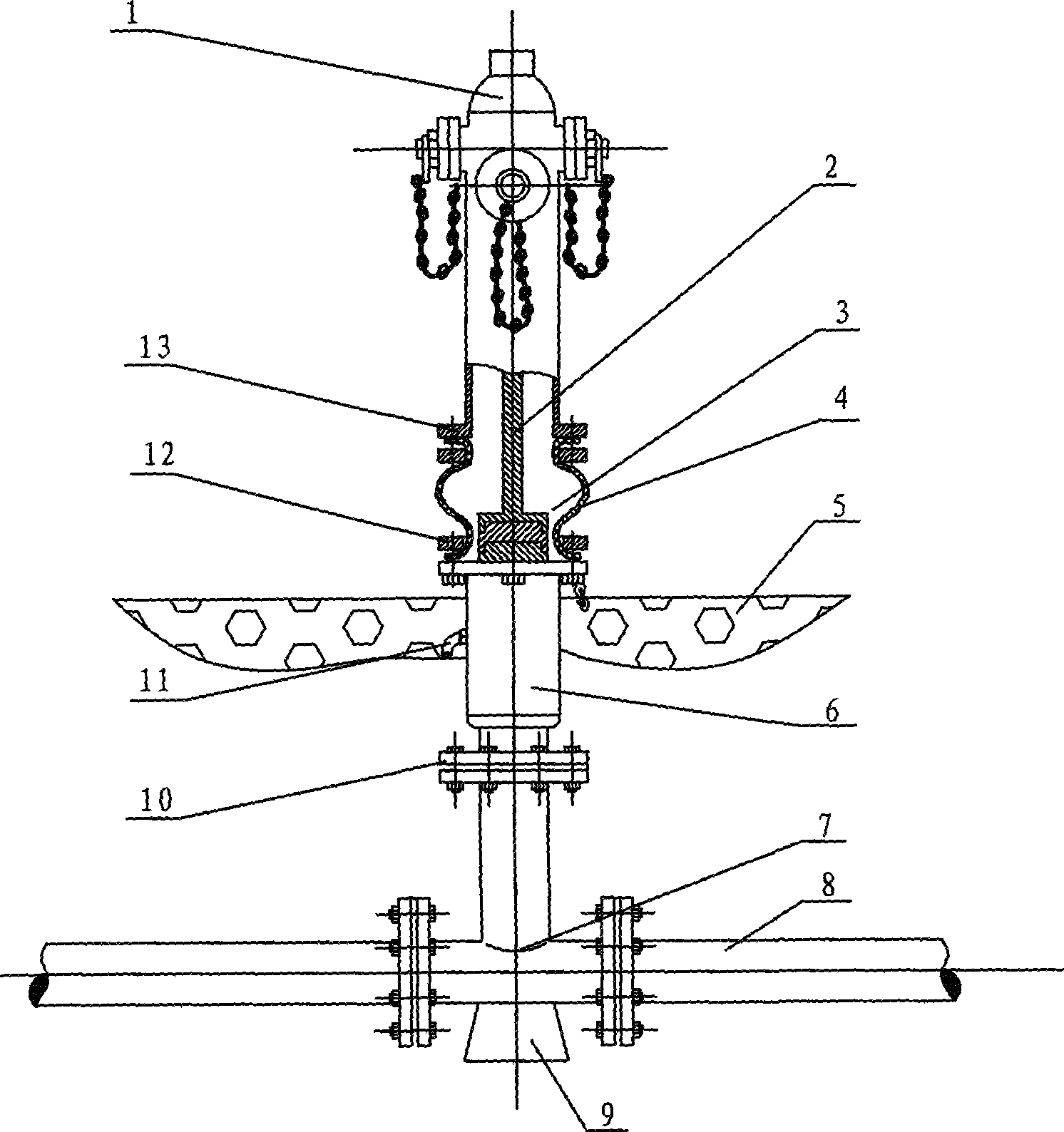 Elastic ground hydrant