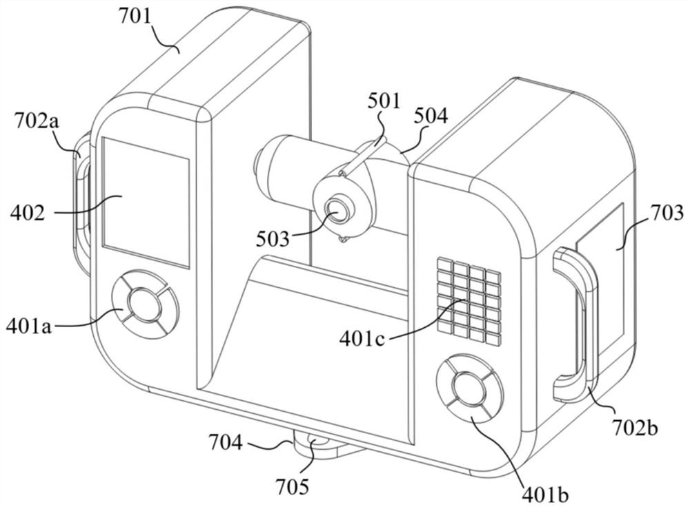 Total station scanning all-in-one instrument based on three-dimensional laser surveying and mapping technology and measurement method