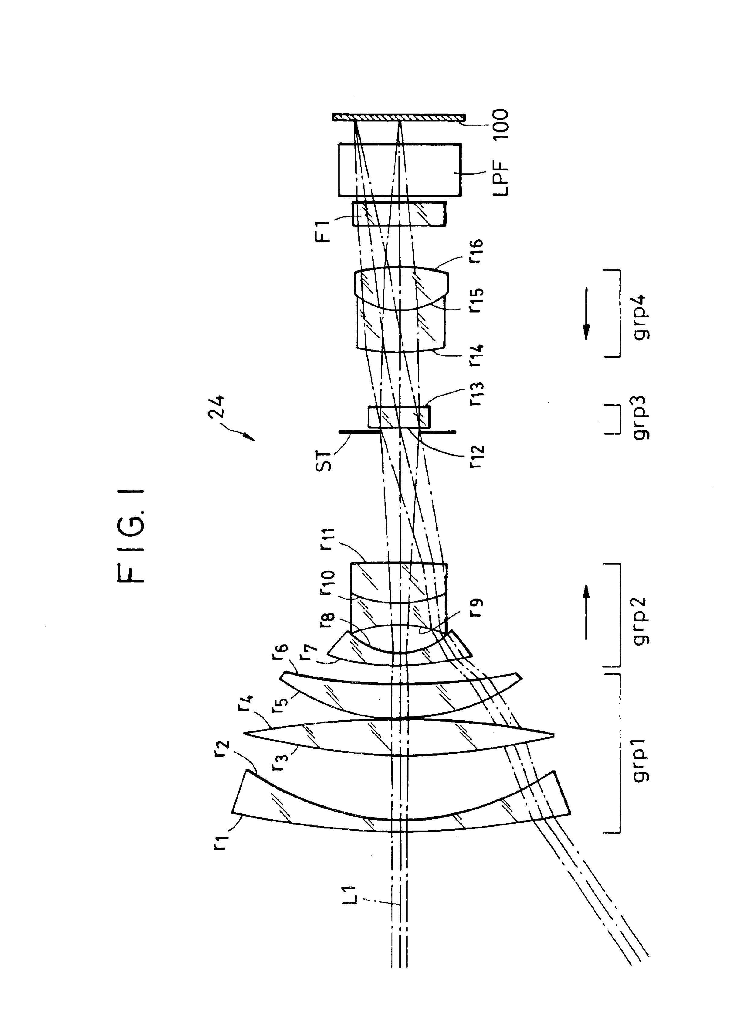 Focus detecting device with photoelectric conversion portion having microlens and with light blocking portion having first and second openings