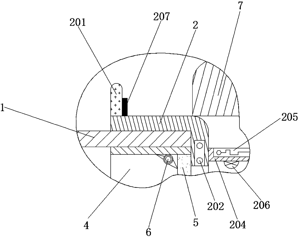 Catheter connection device suitable for interventional treatment in height tortuous blood vessel