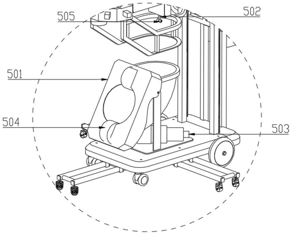 Intelligent basketball training serving device