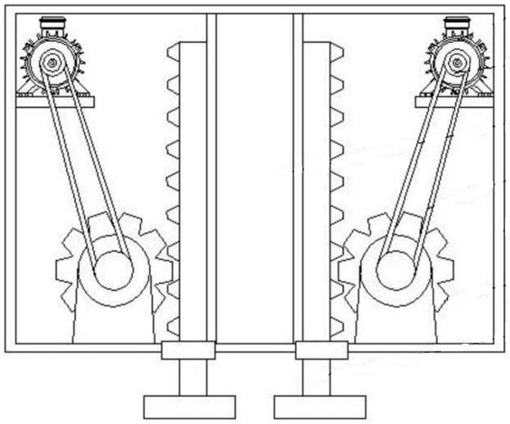 Forming device for sheet metal cabinet