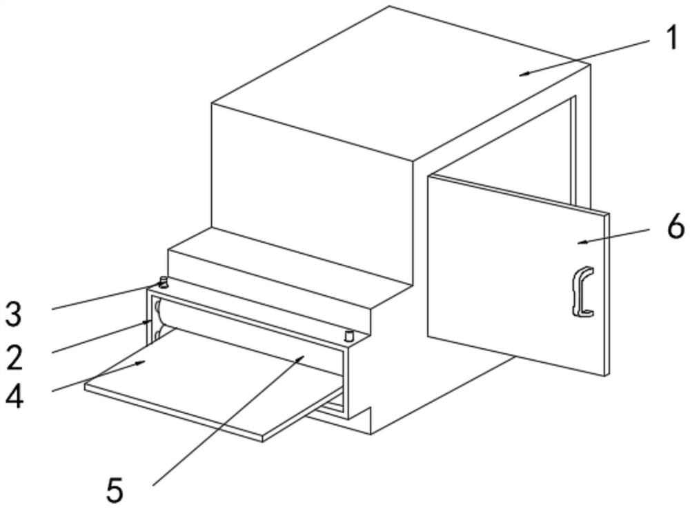 Forming device for sheet metal cabinet