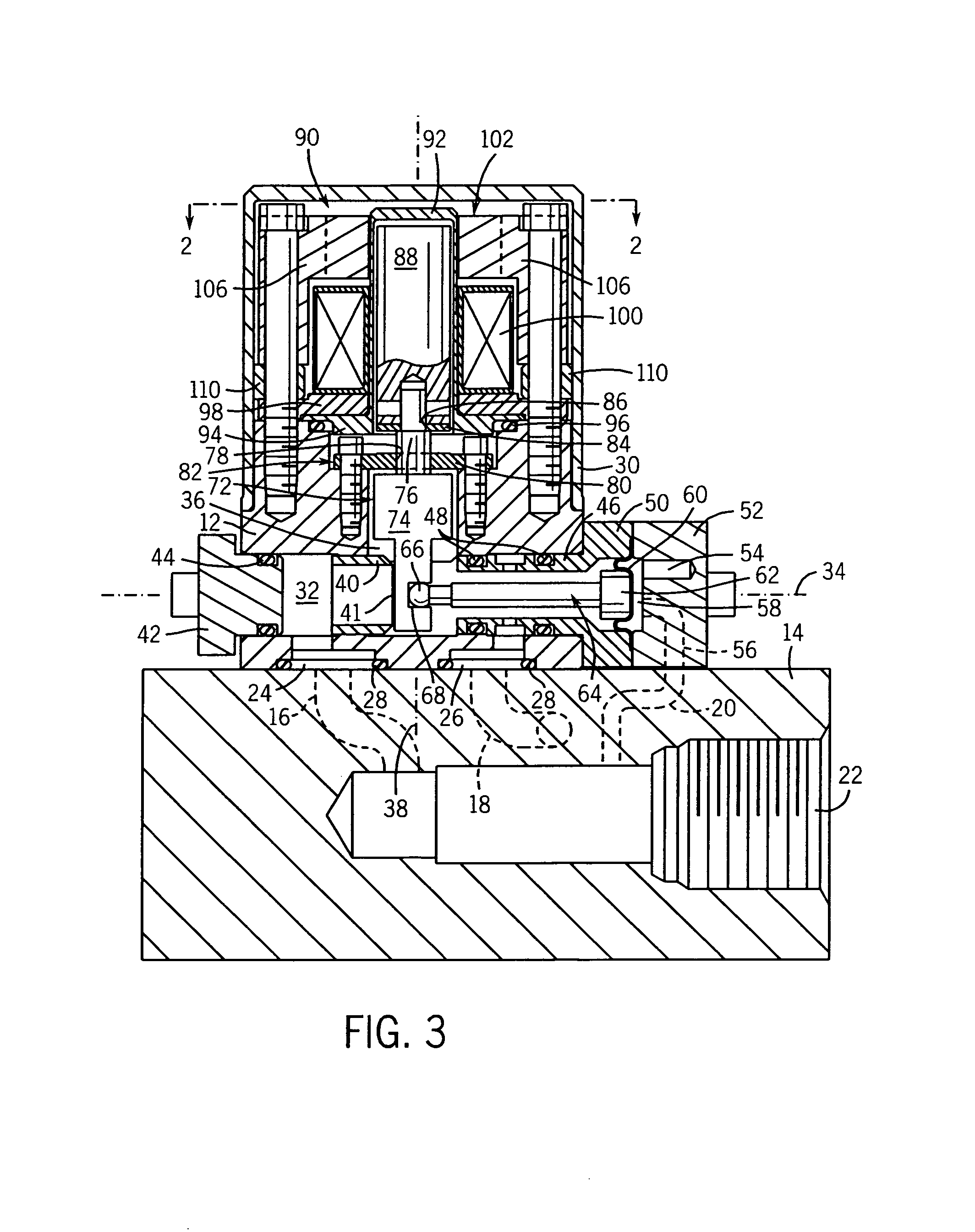 Pattern factor control valve