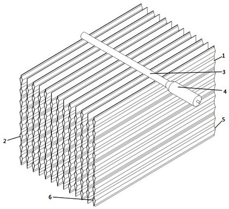 Horizontal shell-and-plate falling film anti-scale evaporator and application method thereof