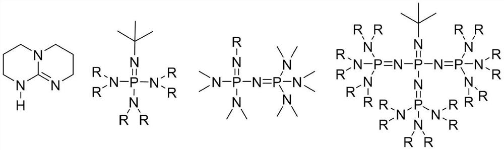 Organic base catalyst and method for catalyzing alcoholysis of polycaprolactone by using organic base catalyst