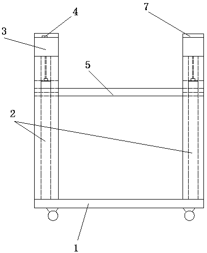 High-voltage coil operating platform