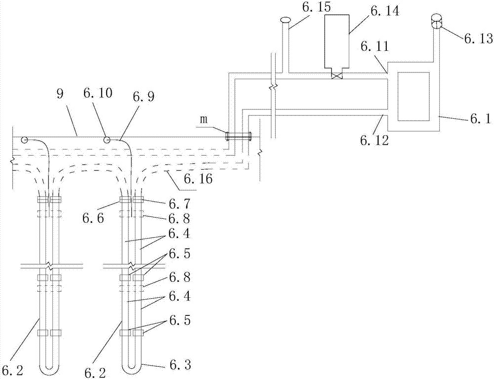 Water circulation type foundation heating device and construction method of dewatering of soft soil foundation using the same