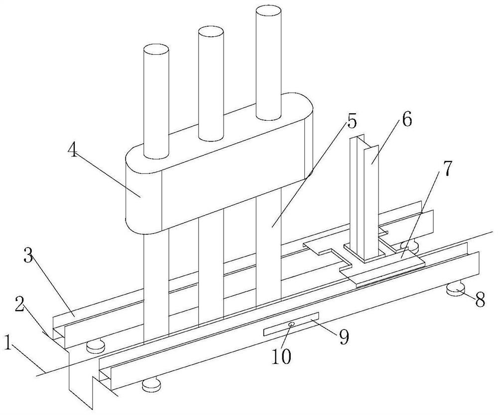 Pre-reinforcement system for overpass planned tunnel line of open cut tunnel foundation pit and construction method