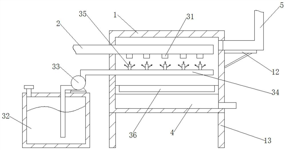 Waste gas desulfurization device for ultra-clean treatment engineering of industrial smoke dust waste gas