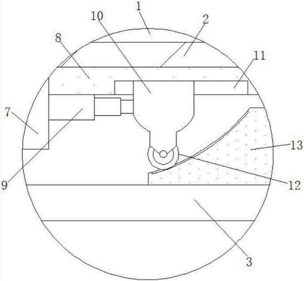 Building material plate cutting machine