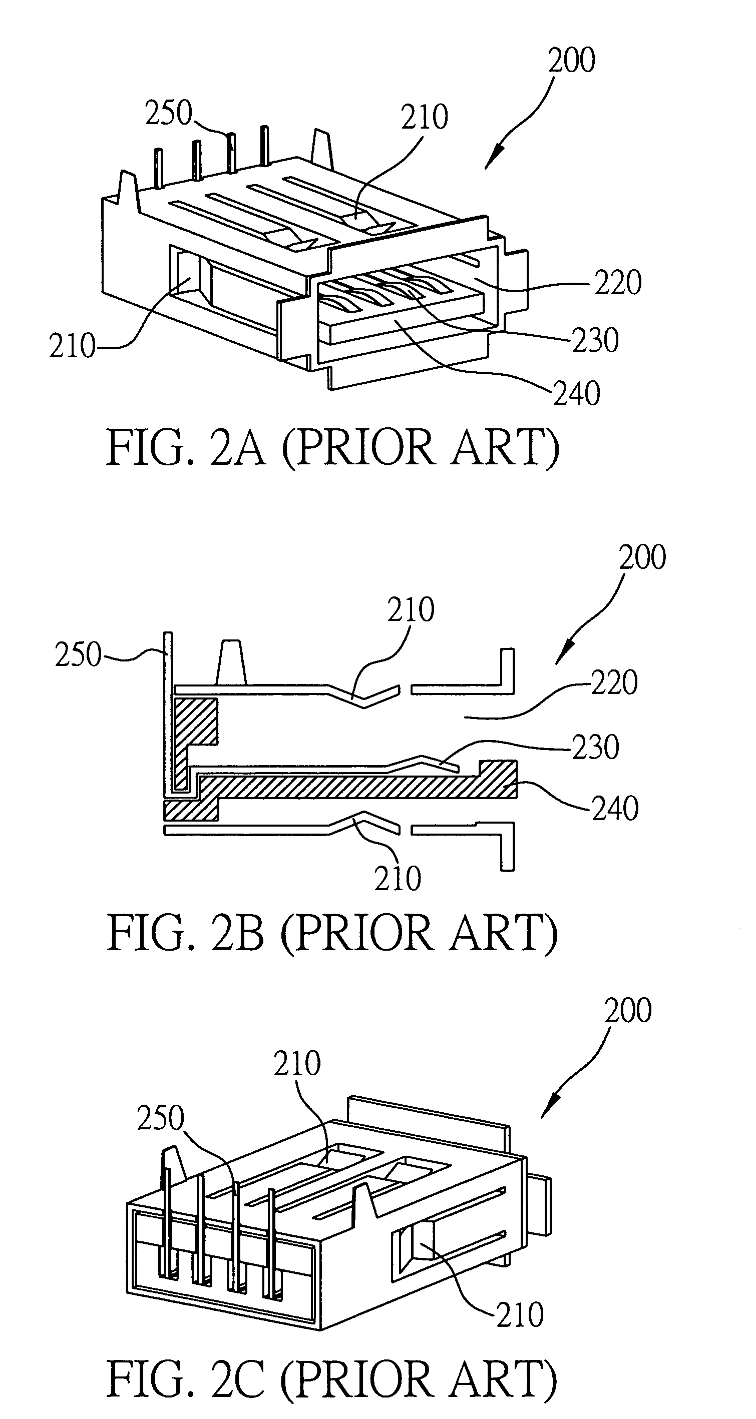 USB connector structure