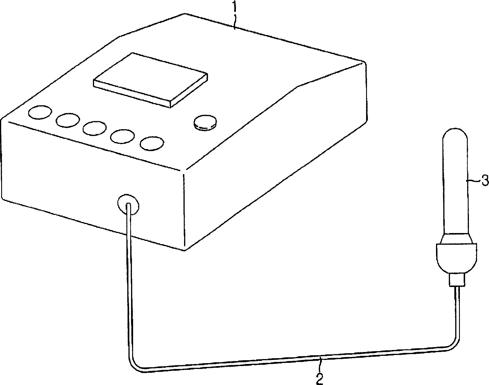 Probe module for treating prostate diseases and portable prostate medical treatment apparatus