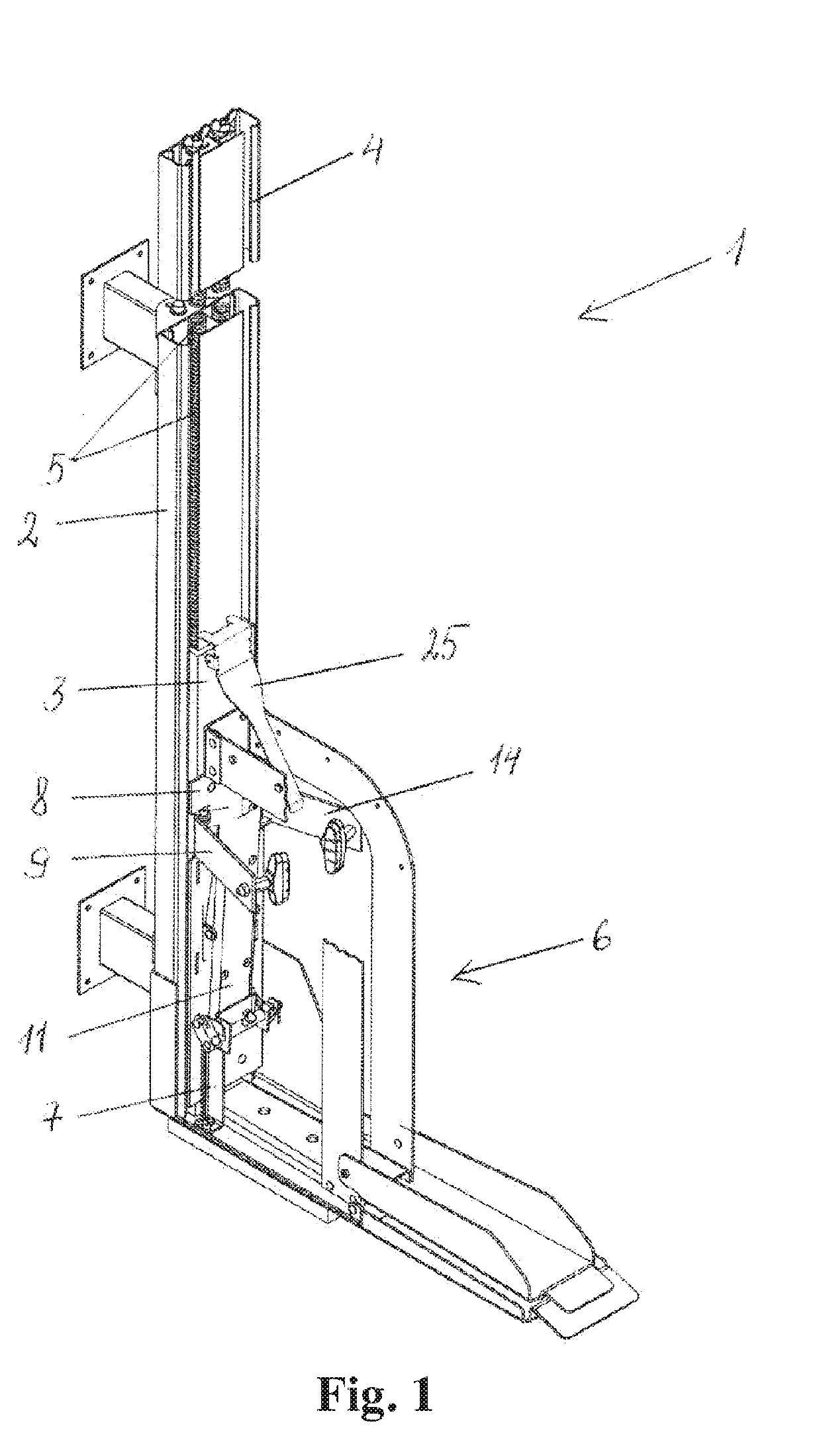 Bicycle parking device