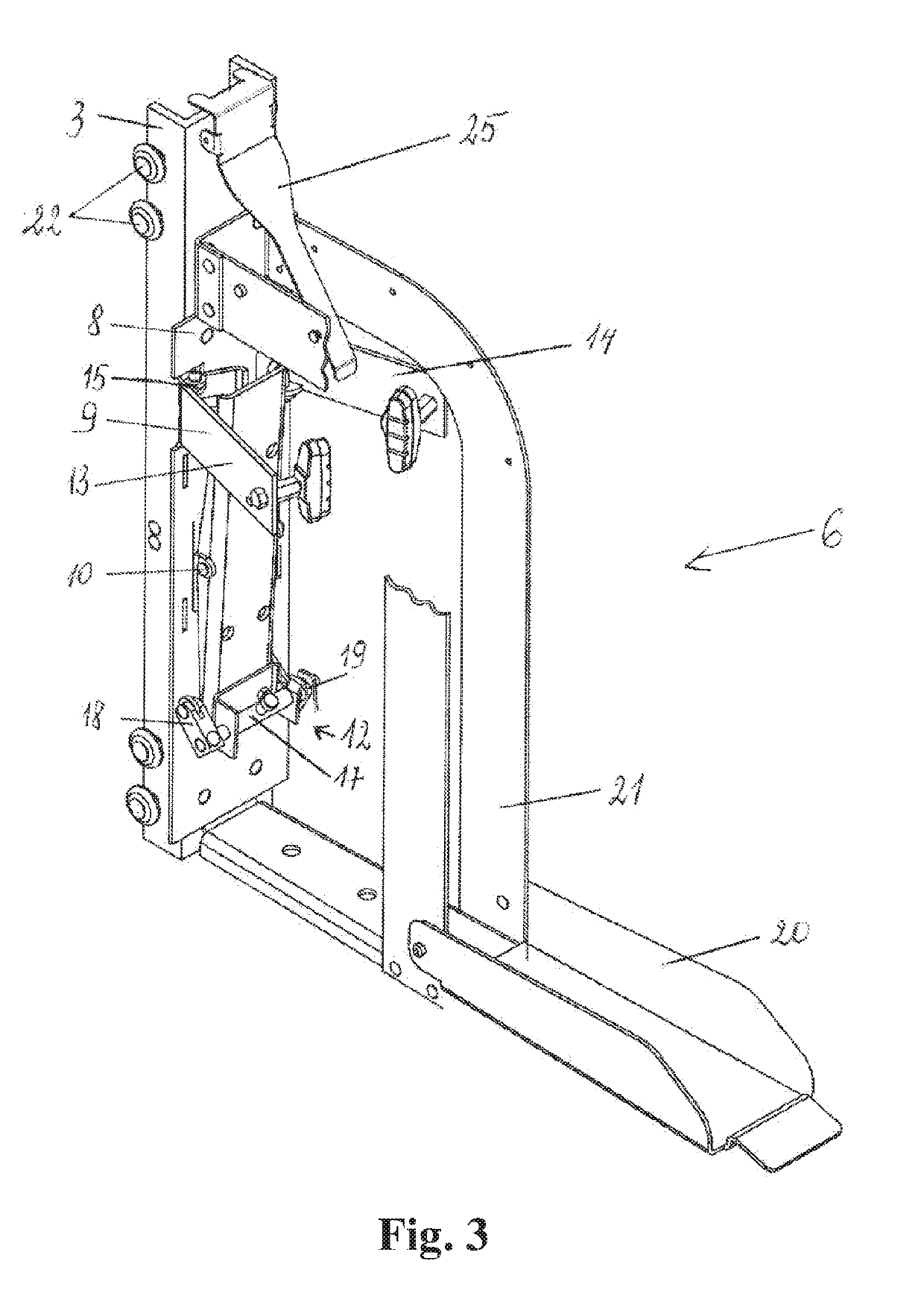 Bicycle parking device