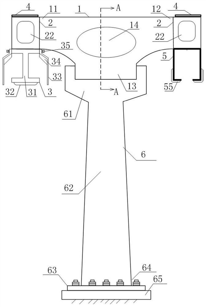 Double-mode new energy composite rail system