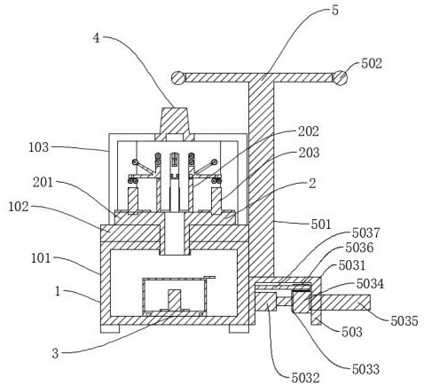 Stranding and cabling device for optical cable production