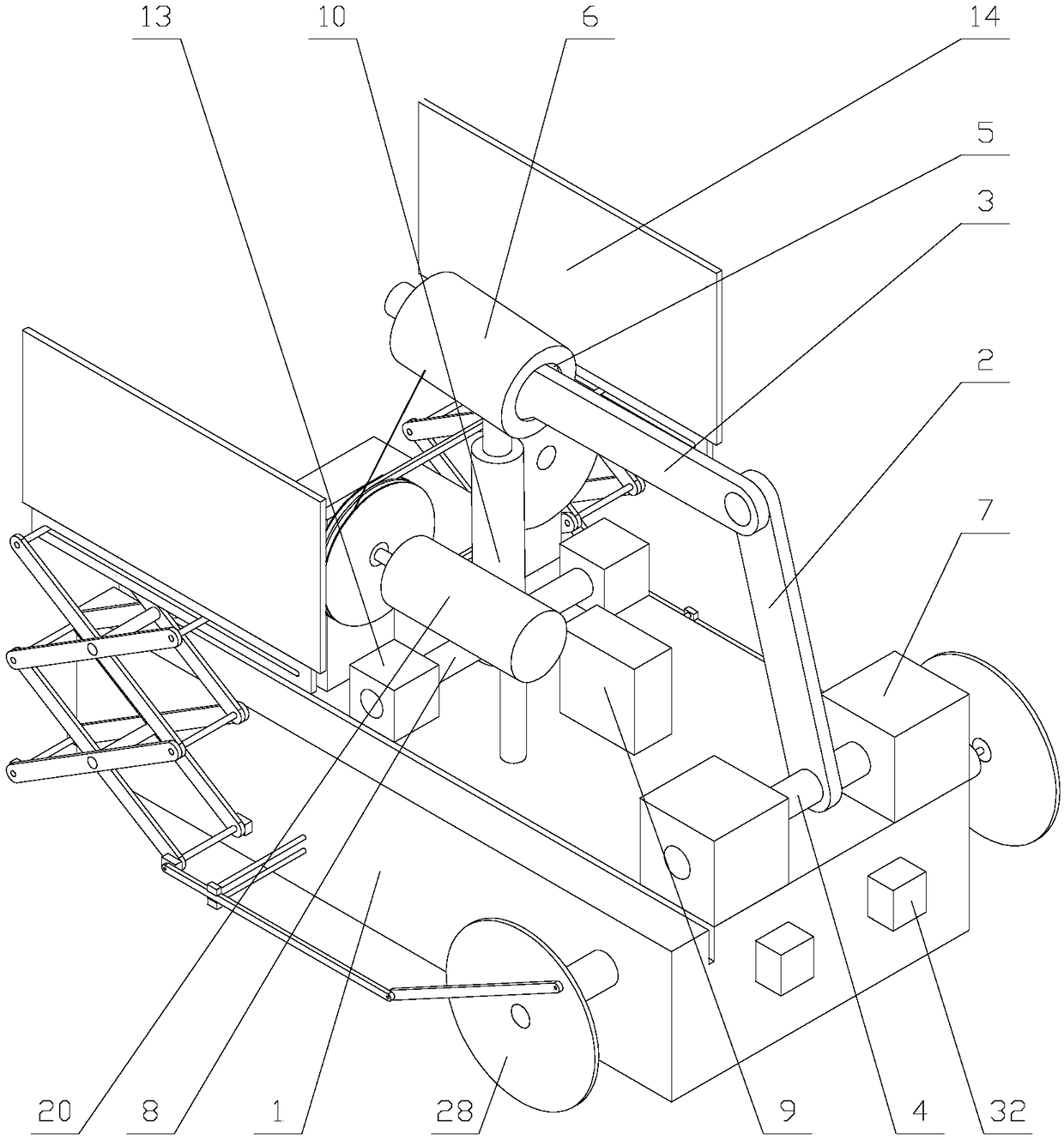 Card swiping device with face recognition function based on block chain technology