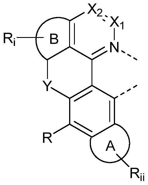 Luminescent material with polycyclic ligand