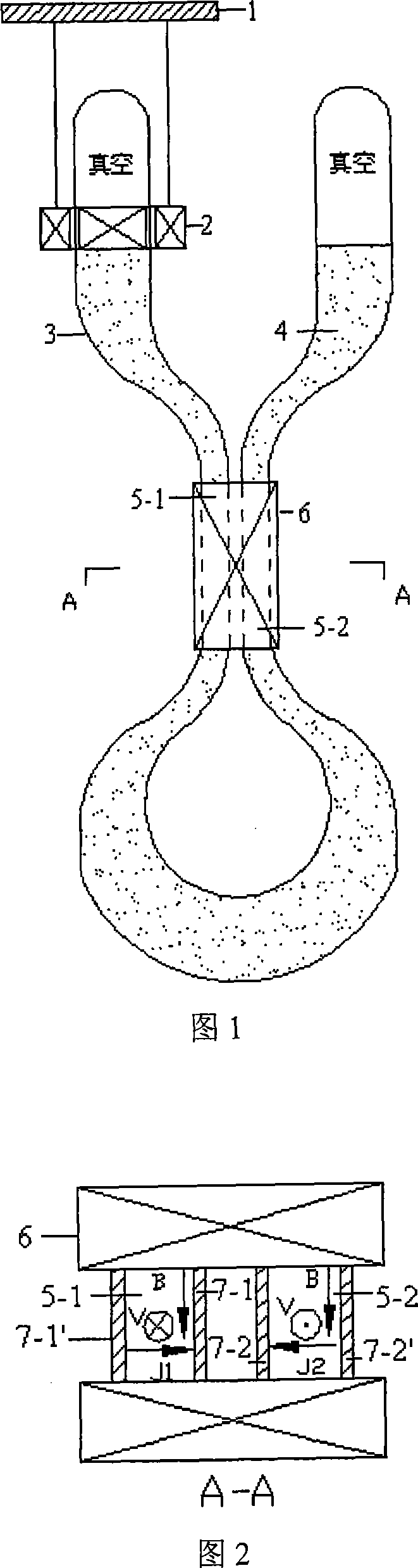 Magnetic transmission fluent metal magnetofluid wave energy direct electricity generation unit device