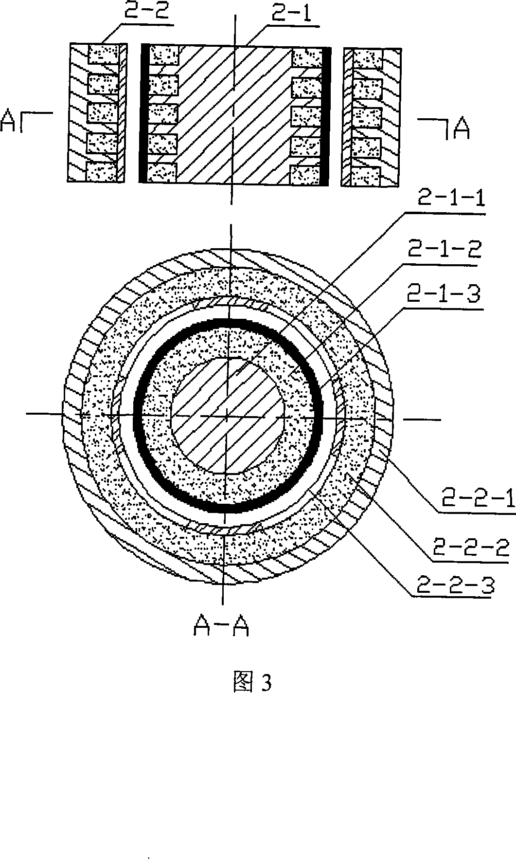 Magnetic transmission fluent metal magnetofluid wave energy direct electricity generation unit device