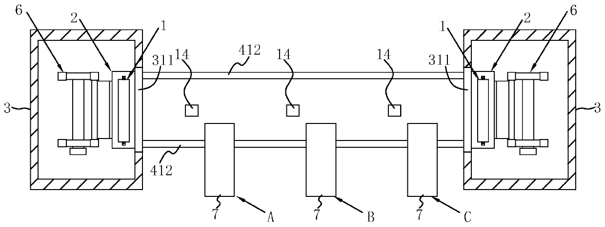 Automobile charging system applied to parking lot