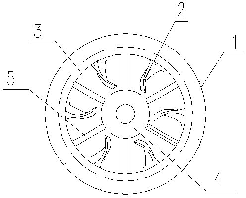 Air-cooled brake wheel