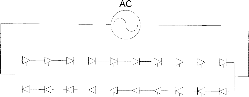 Low-voltage application test method for fault current limiter valve set