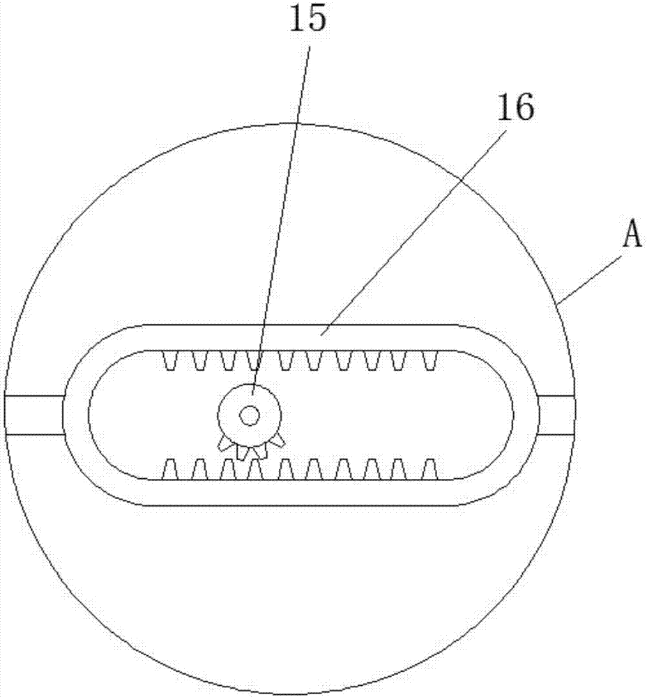 Efficient heat dissipation device of computer case