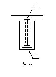 Truss type steel-reinforced concrete framework side node with energy dissipation device