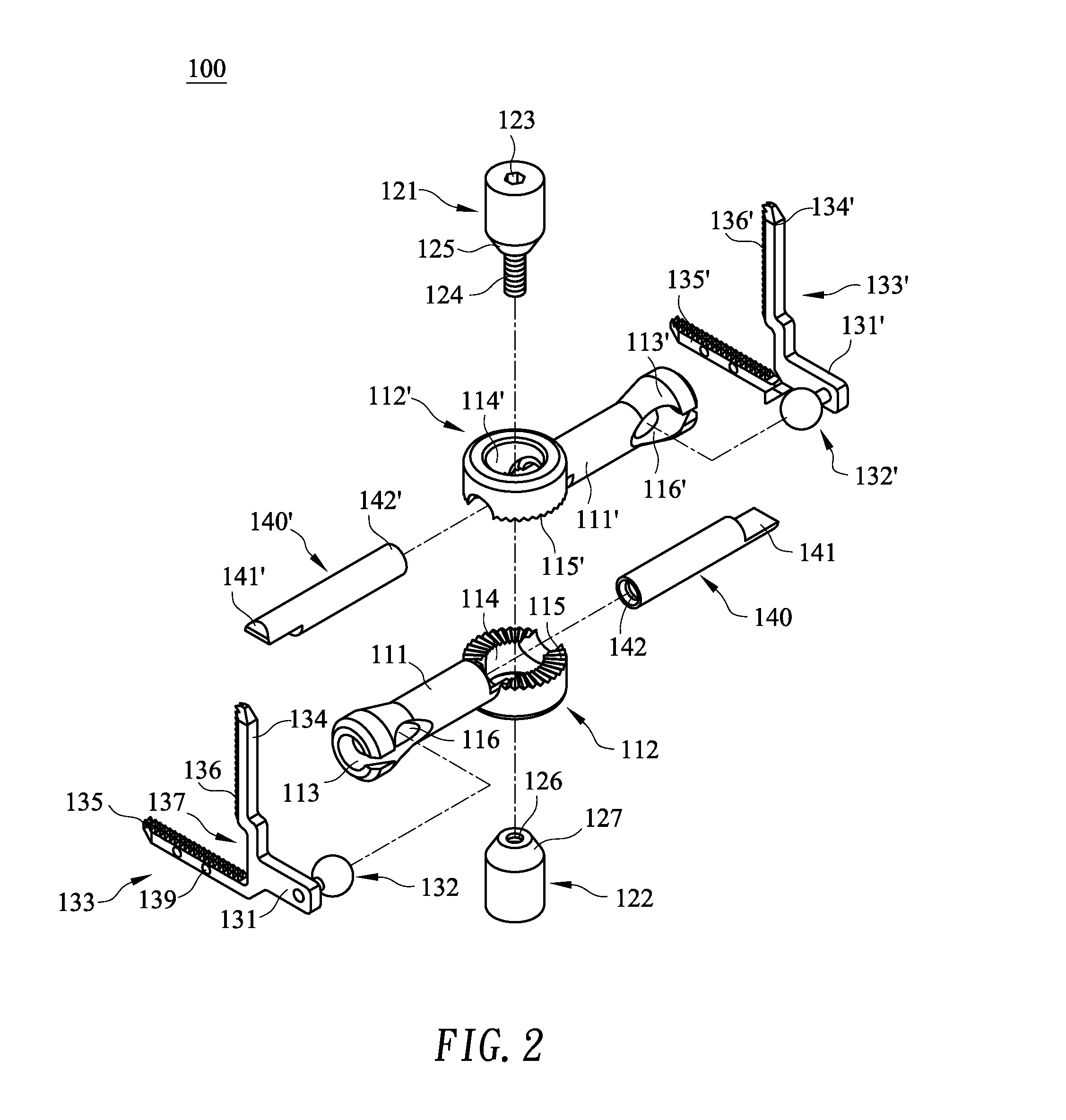 Measuring and guiding device for reconstruction surgery