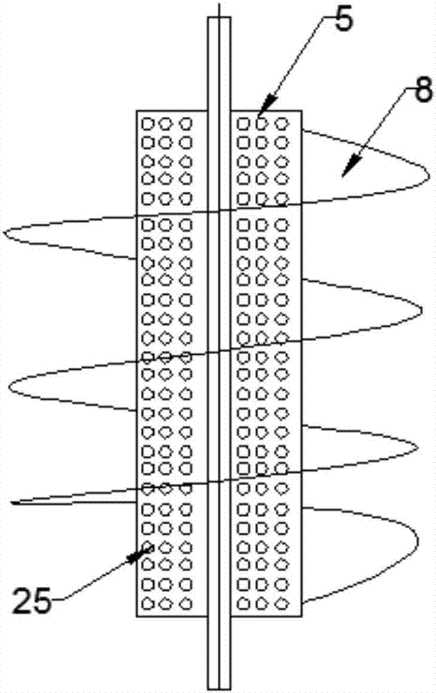 Sewage purification device capable of facilitating mud and water separation