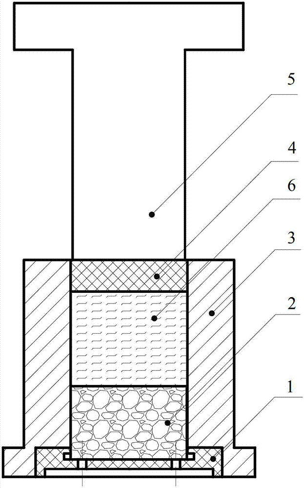 Method and device for manufacturing silicon carbide aluminum-base composite materials with medium to high volume fractions