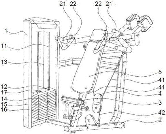 Lifting-pushing device used for shoulders