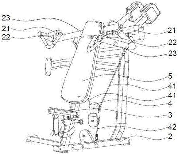 Lifting-pushing device used for shoulders