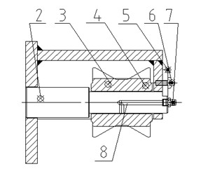 Filter press filter plate handle with lubrication, loosening prevention and shaft rotation prevention functions