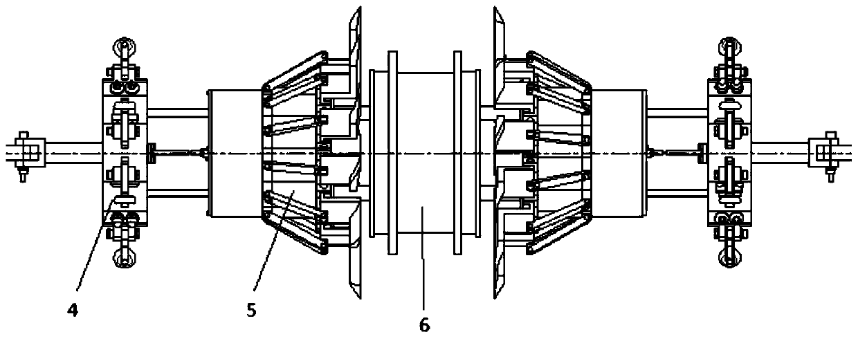 In-situ detection shearing device of loess hole