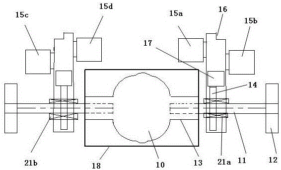 Multi-motor electric vehicle with motors arranged in staggered manner