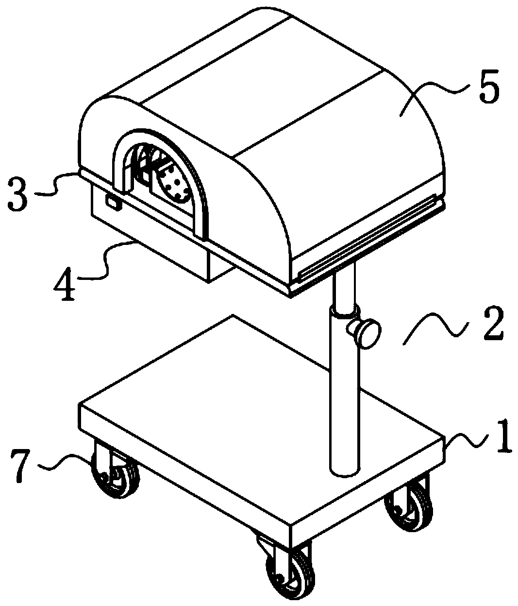 Nursing device for hematology department